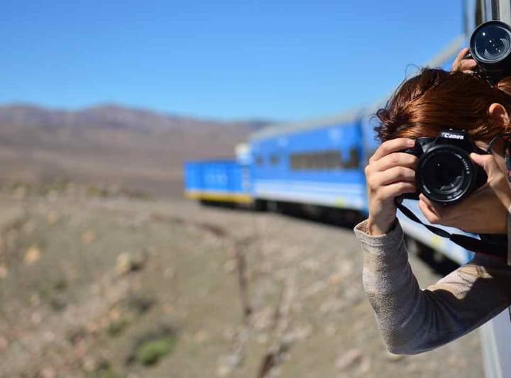 Fotógrafo en el Tren a las Nubes