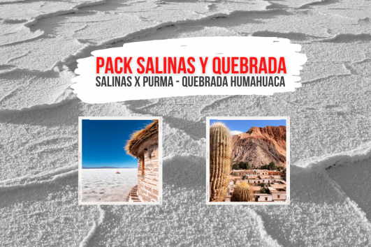 Paquete con Salinas Grandes, Purmamarca y Quebrada de Humahuaca