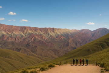 Mirador de la serrania del Hornocal, también conocido como cerro de los 14 colores.