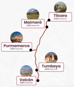 Recorrido del Tren Solar de la Quebrada