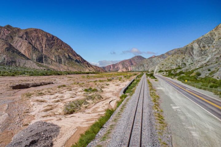 Tren Solar de la Quebrada. Vista de dron.